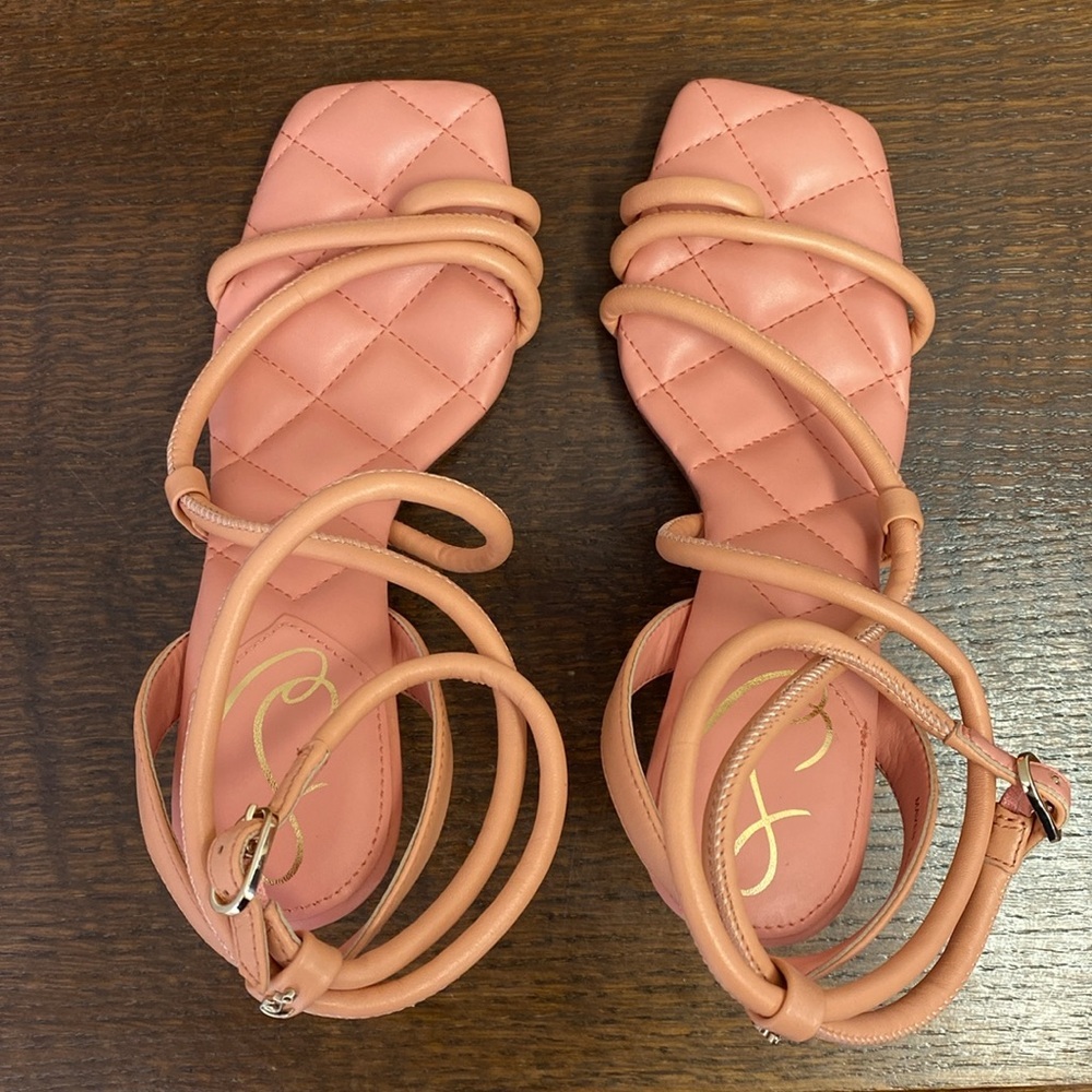 Sam Edelman Padded Strappy Heels MAVEN Size 6.5 - Picture 10 of 13